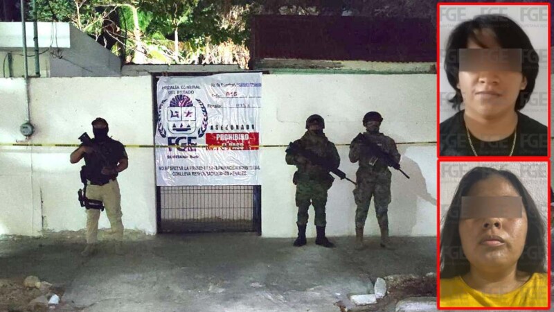 Decomisan droga y detienen a dos personas en un cateo en Chetumal