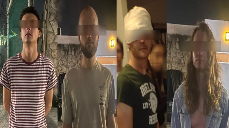 Detenidos por lesiones en riña en la Supermanzana 4 de Cancún.