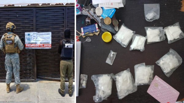 Hallan drogas durante cateo a vivienda en la Supermanzana 95 de Cancún.