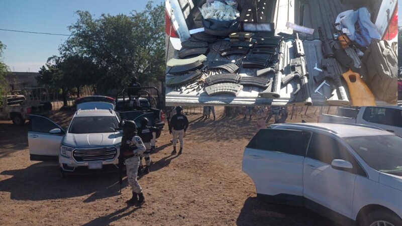 Militares decomisan material bélico en Sonora