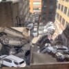 Colapsa edificio en Nueva York, hay un muerto y varios atrapados