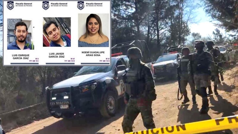 Aparecen sin vida tres jóvenes desaparecidos en Morelos