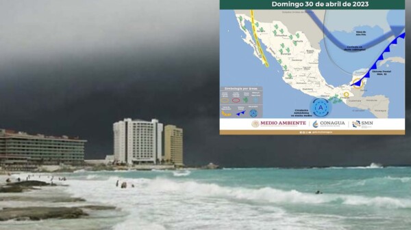 Vaticina COESPROC fin de semana lluvioso en Quintana Roo