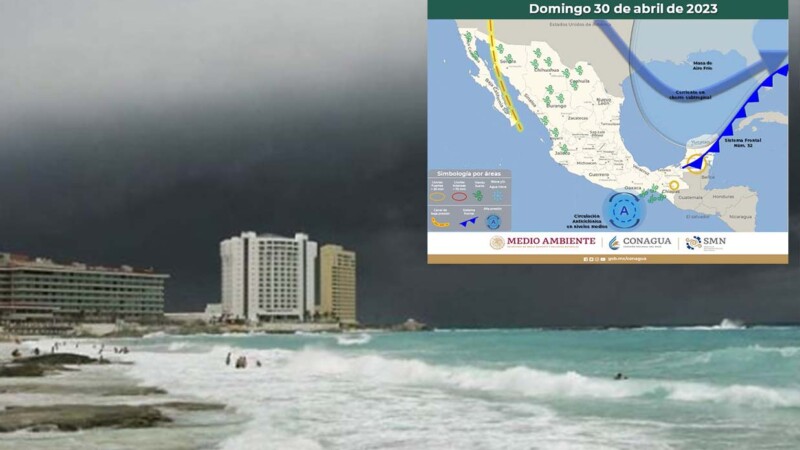 Vaticina COESPROC fin de semana lluvioso en Quintana Roo