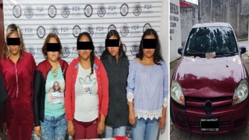 Detiene la FGR a 5 mujeres con más de 77 mil pesos en billetes falsos; salieron de Cancún
