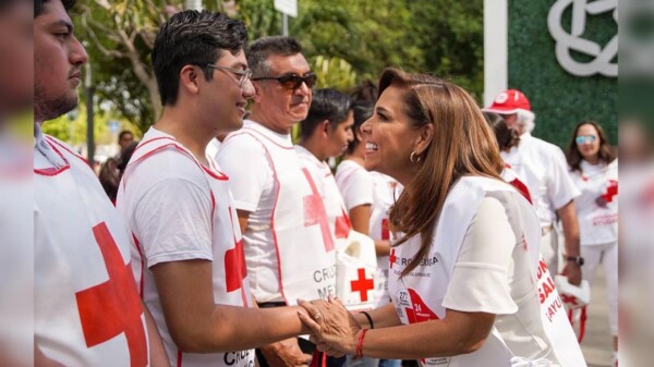 Mara Lezama encabezó la Colecta Nacional de la Cruz Roja en Quintana Roo