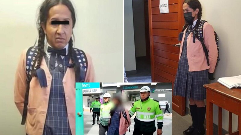 Hombre disfrazado de niña es detenido tomando fotografías en baño escolar