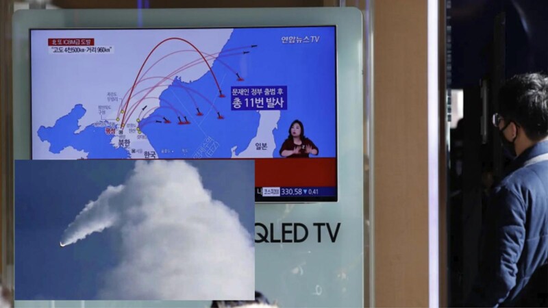 Lanza Corea del Norte misil a mar de Japón