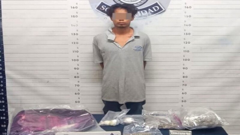 En Playa del Carmen cae un narcomenudista en Las Palmas II.