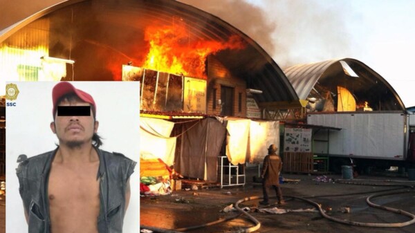 Capturan a presunto autor de incendio en Central de Abasto