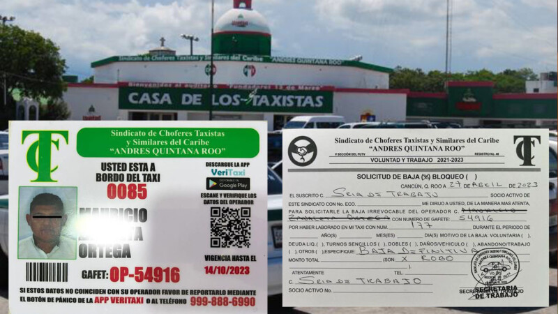 Sindicato da de baja a taxista de Cancún acusado de intento de robo