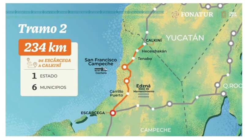 Concluidos 94 km de los 234 del Tramo 2 del Tren Maya: Fonatur