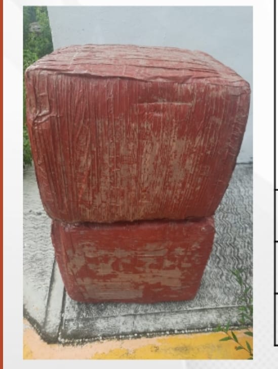 Vinculan a proceso a detenido con 20 kilos de marihuana en Bacalar; Juan “X” transportaba en un vehículo la droga empaquetada.