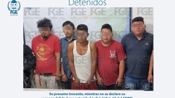 Detenidos por narcomenudeo, portación de armas y robo de vehículo en Tulum