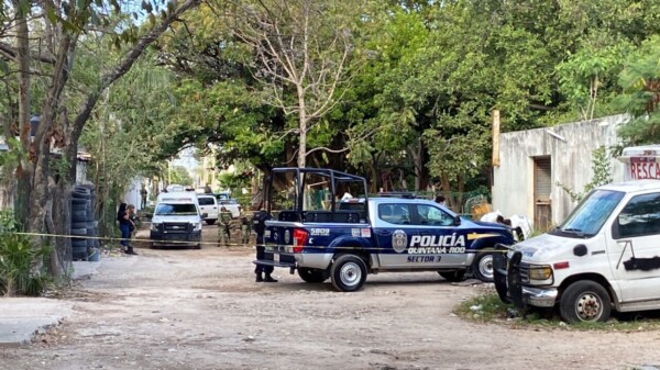 Hallan cuerpo embolsado en la Región 92 de Cancún (VIDEO)