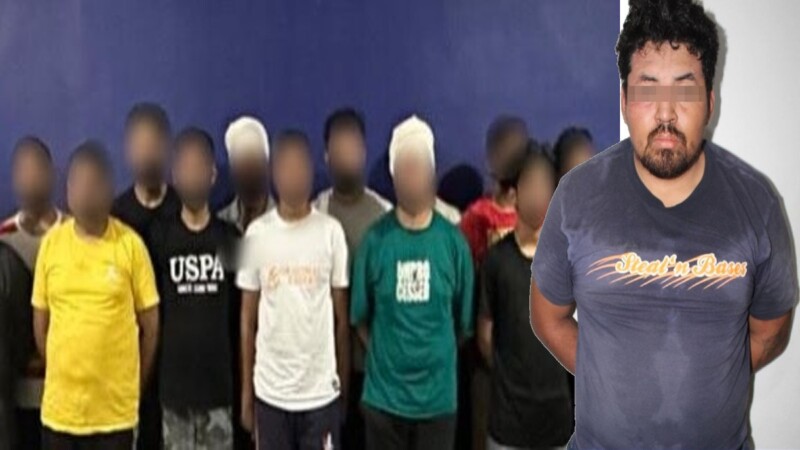 Detienen a sujeto que retenía a 22 migrantes en una casa de Villas del Mar Plus.