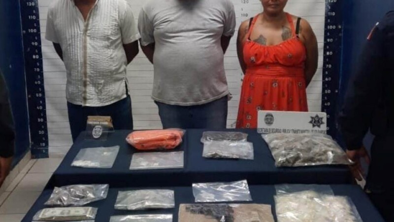 Decomisan 600 dosis de drogas a narcomenudistas en Villas del Sol