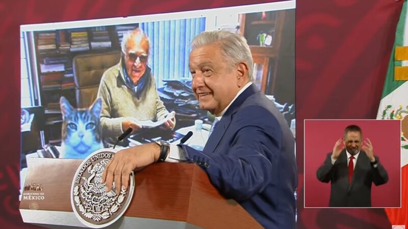 Recuerda AMLO a Carlos Monsiváis en su 85 natalicio