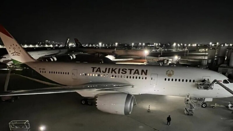 Avión presidencial concluye proceso; ya vuela a Tayikistán