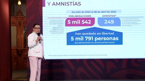 Benefician a 5,791 personas las preliberaciones o amnistías