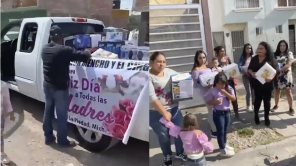 Festejan sicarios del CJNG a madres en Michoacán