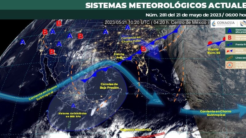 Pronóstico del clima para hoy domingo 21 de mayo 2023 en Quintana Roo