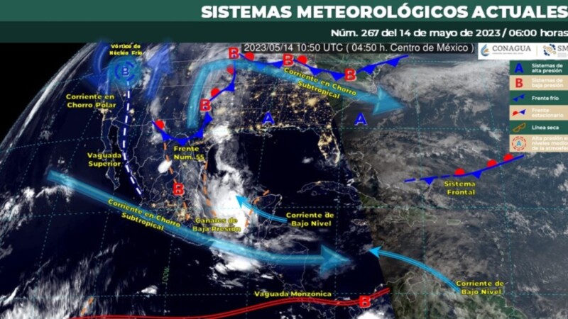 Pronóstico del clima para hoy domingo 14 de mayo 2023 en Quintana Roo