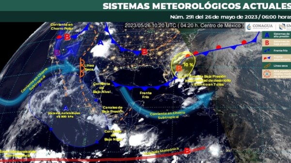 Pronóstico del clima para hoy viernes 26 de mayo 2023 en Quintana Roo