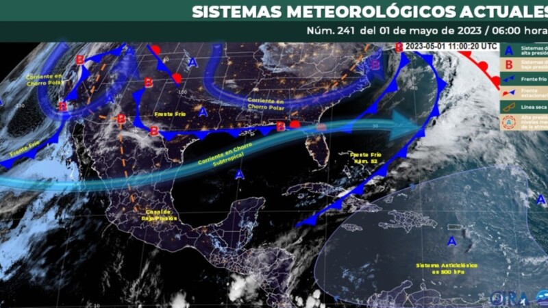 Pronóstico del clima para hoy lunes 1 de mayo 2023 en Quintana Roo