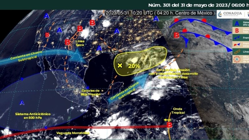 Pronóstico del clima para hoy miércoles 31 de mayo 2023 en Quintana Roo