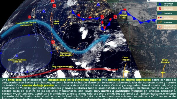 Pronóstico del clima para hoy martes 30 de mayo 2023 en Quintana Roo