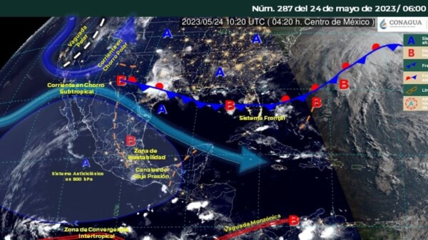 Pronóstico del clima para hoy miércoles 24 de mayo 2023 en Quintana Roo