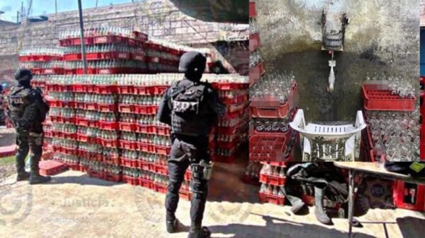 Autoridades desmantelan fábrica de Coca-Cola pirata en CDMX