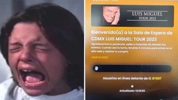 Desata memes la caída de la venta de boletos para Luis Miguel en México