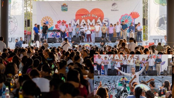 Multitudinario Día de las Madres en Tulum, Diego Castañón anuncia concierto gratuito de los Ángeles Azules