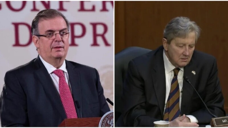 Responde Ebrard a senador de EU, lo llama racista e ignorante