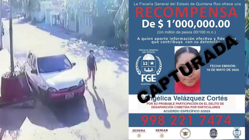 Se entrega esposa del taquero acusado de la desaparición de Fernanda Canul