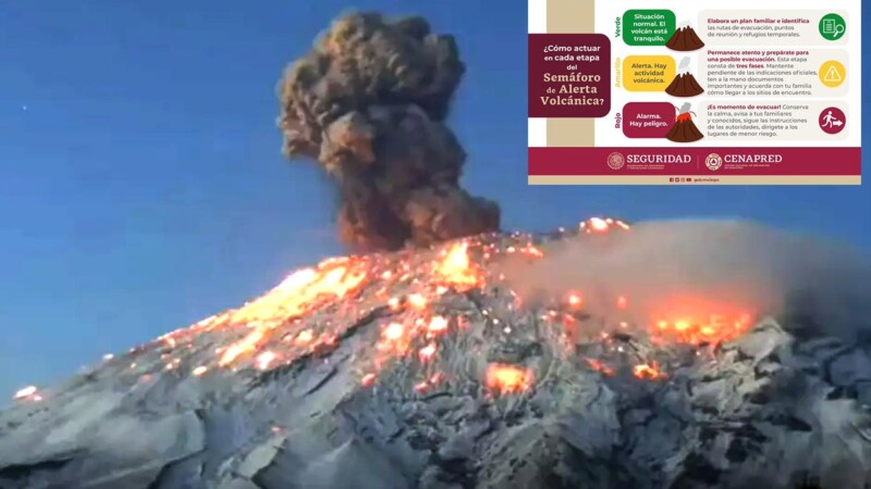 Amenaza "Don Goyo", captan este jueves fuerte explosión