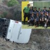 Desbarranca en Jalisco camión con equipo de futbol infantil, hay un muerto