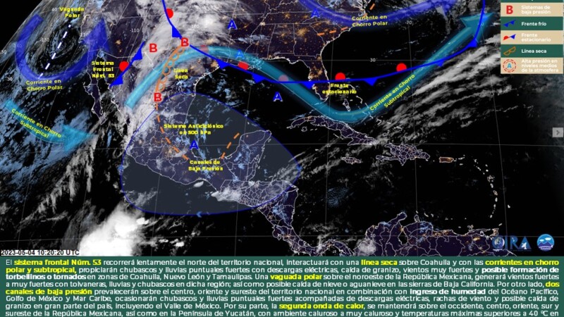 Pronóstico del clima para hoy jueves 4 de mayo 2023 en Quintana Roo
