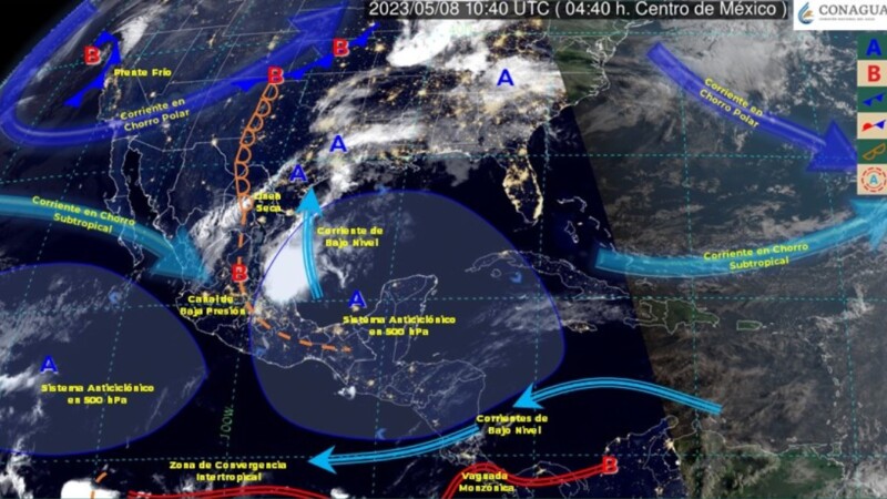 Pronóstico del clima para hoy lunes 8 de mayo 2023 en Quintana Roo