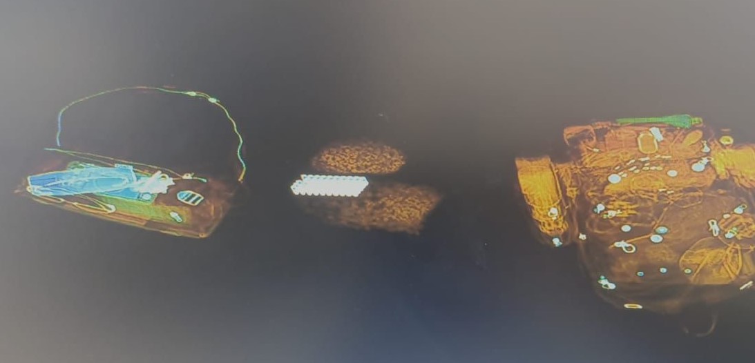 Atajan tráfico de cartuchos útiles en bolsas de frituras; los aseguramientos se realizaron en puente internacional de ingreso a México.