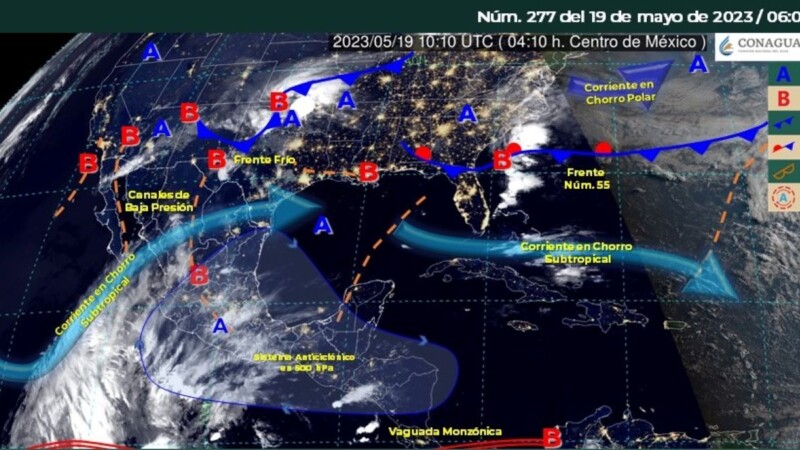 Pronóstico del clima para hoy viernes 19 de mayo 2023 en Quintana Roo