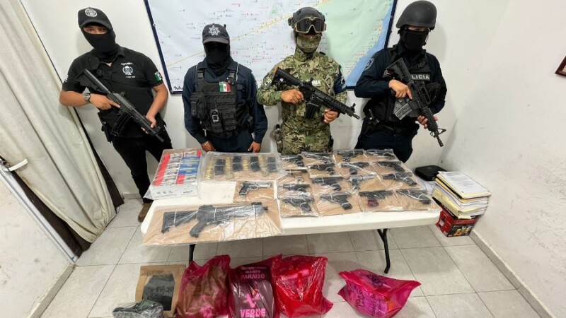 Asestan duro golpe a narcotraficantes en Tulum