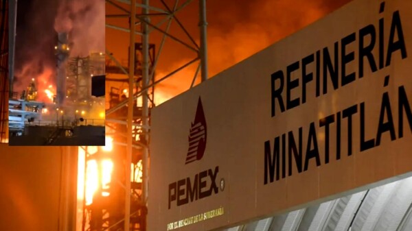 Arde refinería de Minatitlán en Veracruz, hay 4 heridos