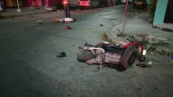 Trágico accidente de un motociclista en la Región 96 de Cancún