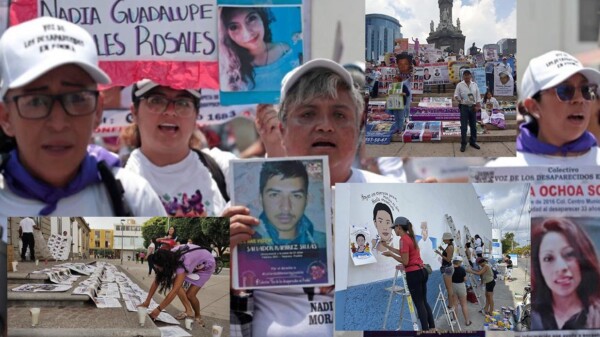 Madres buscadoras marchan en protesta este 10 de mayo en México
