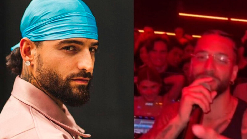 Maluma sorprende con nueva canción en antro de Medellín