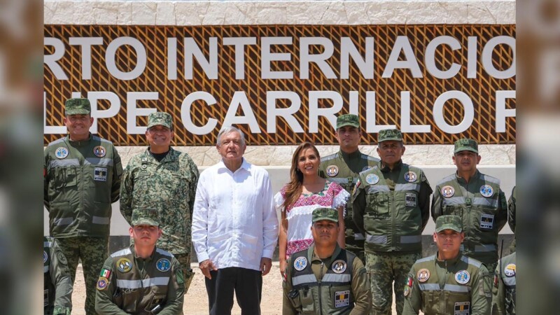 Mara Lezama acompaña al presidente López Obrador en la supervisión de obras históricas para Quintana Roo