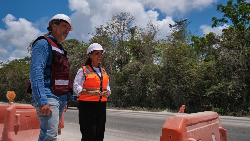 Ampliación de libramiento 180-D hará más ágil y segura la movilidad: Mara Lezama